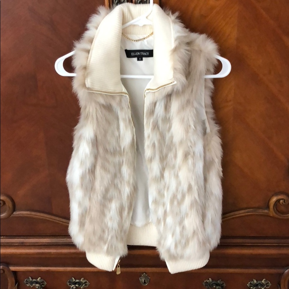 Ellen Tracey Fur Vest